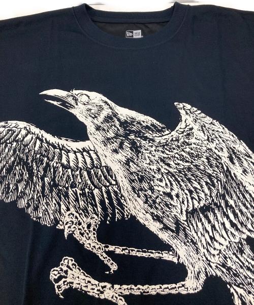 New Era（ニューエラ）New Era (ニューエラ) ROW PRINT ROUND HEM SHORT SLEEVES TEE ブラック サイズ:XXL 未使用品の古着・服飾アイテム