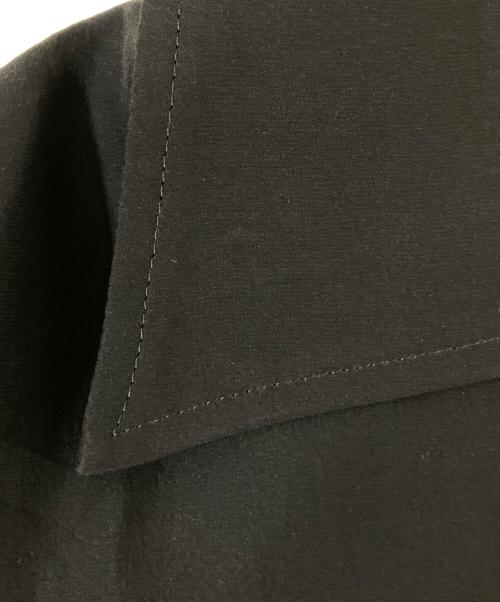 Yohji Yamamoto pour homme（ヨウジヤマモト プールオム）Yohji Yamamoto pour homme (ヨウジヤマモト プールオム) SILK SATIN S ALOHA SHIRT ブラック サイズ:4の古着・服飾アイテム