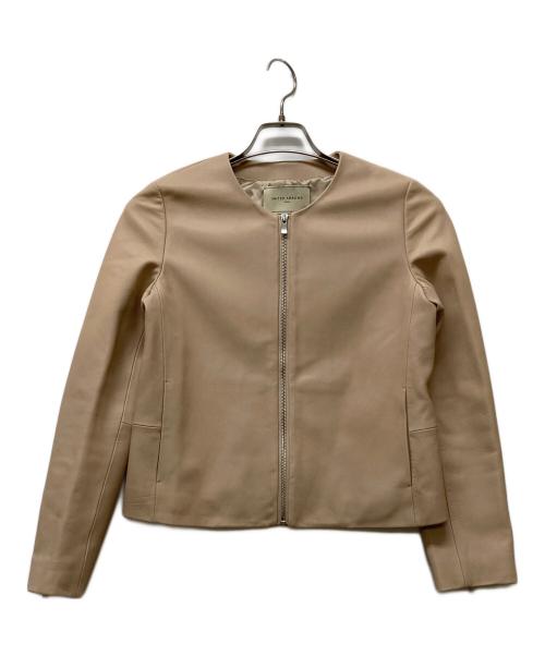 UNITED ARROWS TOKYO（ユナイテッドアローズトウキョウ）UNITED ARROWS TOKYO (ユナイテッドアローズトウキョウ) UBCB シープ レザージャケット ピンク サイズ:38の古着・服飾アイテム