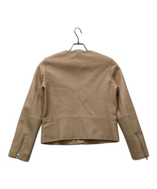 UNITED ARROWS TOKYO（ユナイテッドアローズトウキョウ）UNITED ARROWS TOKYO (ユナイテッドアローズトウキョウ) UBCB シープ レザージャケット ピンク サイズ:38の古着・服飾アイテム