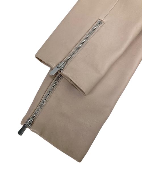 UNITED ARROWS TOKYO（ユナイテッドアローズトウキョウ）UNITED ARROWS TOKYO (ユナイテッドアローズトウキョウ) UBCB シープ レザージャケット ピンク サイズ:38の古着・服飾アイテム