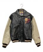 AVIREXアヴィレックス）の古着「フットボールスタジアムジャケット」｜ブラウン