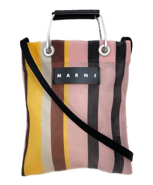 MARNI（マルニ）MARNI (マルニ) ストライプミニショルダーバッグ ベージュの古着・服飾アイテム