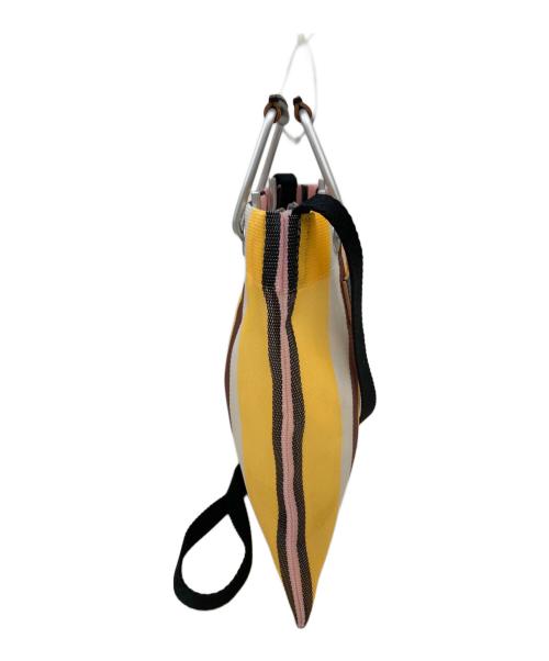 MARNI（マルニ）MARNI (マルニ) ストライプミニショルダーバッグ ベージュの古着・服飾アイテム