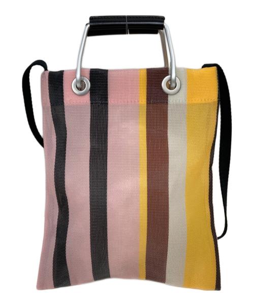 MARNI（マルニ）MARNI (マルニ) ストライプミニショルダーバッグ ベージュの古着・服飾アイテム