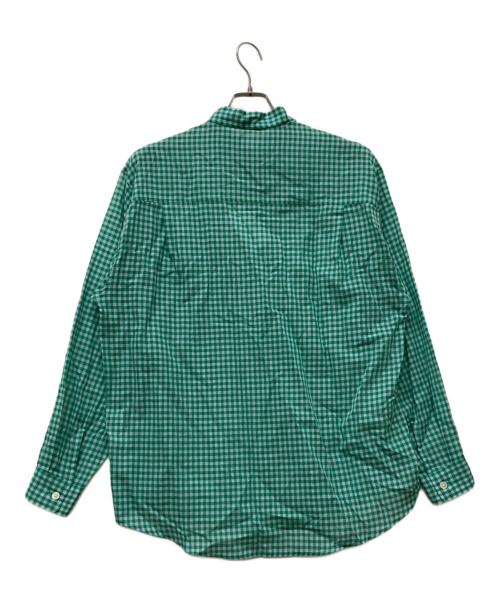 AURALEE（オーラリー）AURALEE (オーラリー) AIRY LIGHT COTTON CHECK BIG SHIRT グリーン サイズ:3の古着・服飾アイテム