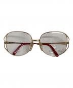 Christian Diorクリスチャン ディオール）の古着「ヴィンテージサングラス」｜ゴールド