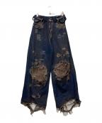 LESSIXレシス）の古着「EXPLODED gout denim」｜インディゴ