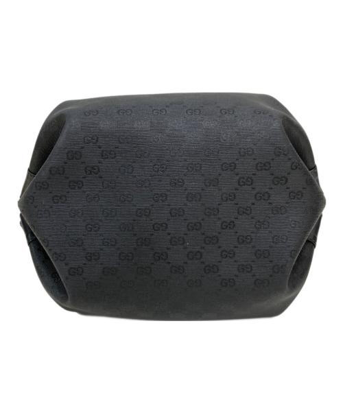 GUCCI（グッチ）GUCCI (グッチ) マイクロGG ロゴショルダーバッグ ブラックの古着・服飾アイテム