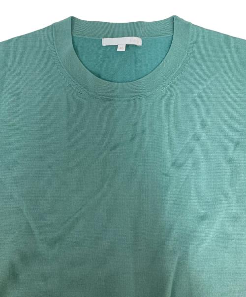 自由区（ジユウク）自由区 (ジユウク) アセテートコットンプルオーバー ニット グリーン サイズ:SIZE 40の古着・服飾アイテム