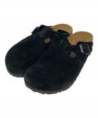 BIRKENSTOCKビルケンシュトック）の古着「ボストンレザーサンダル」｜ブラック