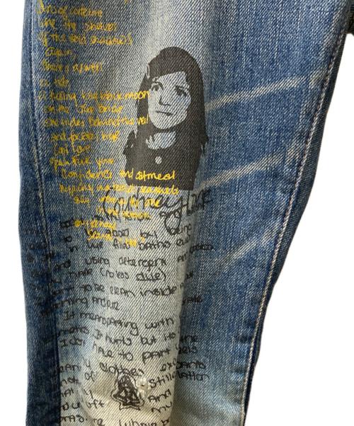 Hysteric Glamour（ヒステリックグラマー）Hysteric Glamour (ヒステリックグラマー) スタッズデニムパンツ インディゴ サイズ:XXSの古着・服飾アイテム