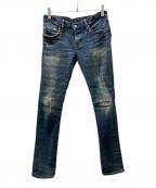 Hysteric Glamourヒステリックグラマー）の古着「スタッズデニムパンツ」｜インディゴ