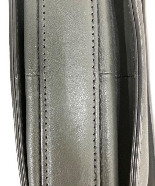 BOTTEGA VENETA（ボッテガベネタ）BOTTEGA VENETA (ボッテガベネタ) イントレチャートレザーショルダーバッグ グレーの古着・服飾アイテム