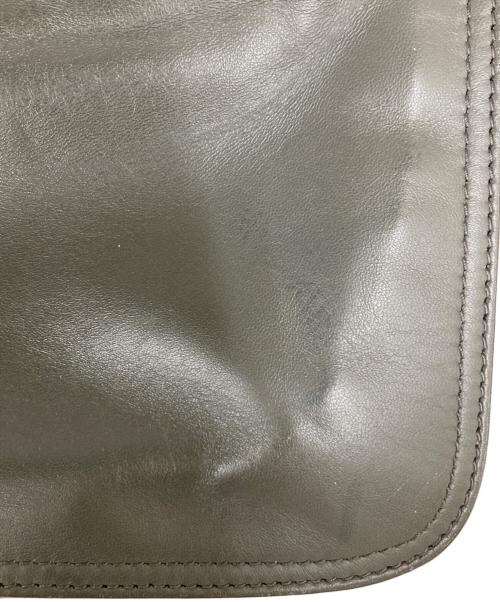 BOTTEGA VENETA（ボッテガベネタ）BOTTEGA VENETA (ボッテガベネタ) イントレチャートレザーショルダーバッグ グレーの古着・服飾アイテム