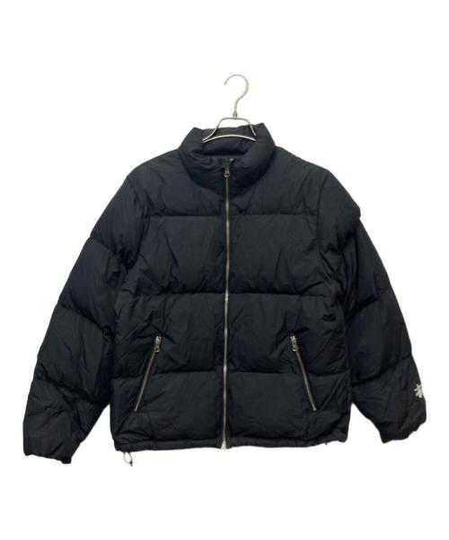 stussy（ステューシー）stussy (ステューシー) Nylon Down Puffer JKT ブラック サイズ:Sの古着・服飾アイテム