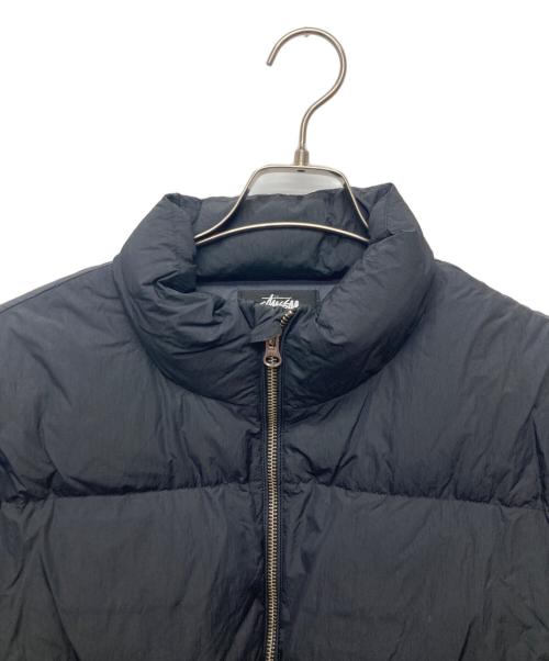 stussy（ステューシー）stussy (ステューシー) Nylon Down Puffer JKT ブラック サイズ:Sの古着・服飾アイテム