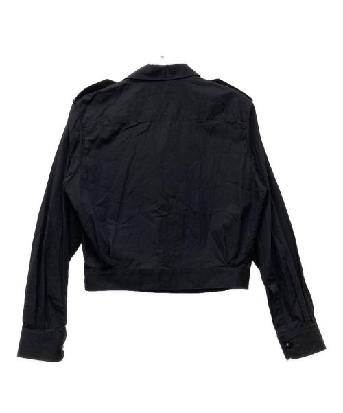 JOHN LAWRENCE SULLIVAN（ジョン ローレンス サリバン）JOHN LAWRENCE SULLIVAN (ジョン ローレンス サリバン) シャツジャケット ブラック サイズ:46の古着・服飾アイテム