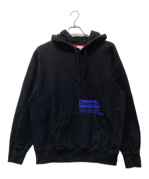 SUPREME（シュプリーム）Supreme (シュプリーム) COMME des GARCONS JUNYA WATANABE MAN (コムデギャルソンジュンヤワタナベマン) 21AW Hooded Sweatshirt ブラック サイズ:Mの古着・服飾アイテム