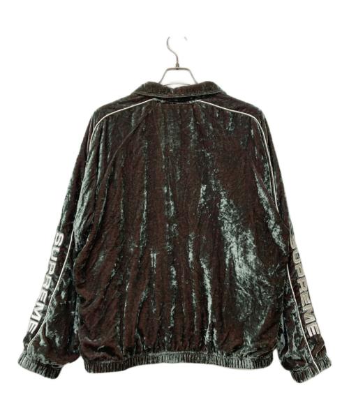 SUPREME（シュプリーム）SUPREME (シュプリーム) Crushed Velvet Track Jacket オリーブ サイズ:Lの古着・服飾アイテム