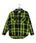 N.HOOLYWOOD（エヌ ハリウッド）の古着「コラボビックチェックシャツ」｜グリーン×ブラック