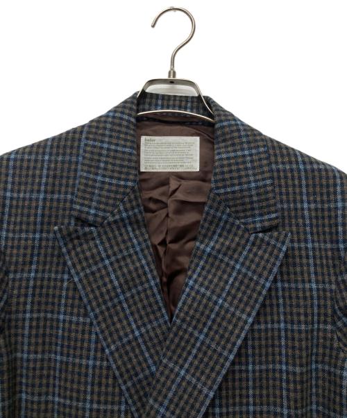 KOLOR（カラー）KOLOR (カラー) ツイードチェックダブルジャケット グレー×ブルー サイズ:2の古着・服飾アイテム