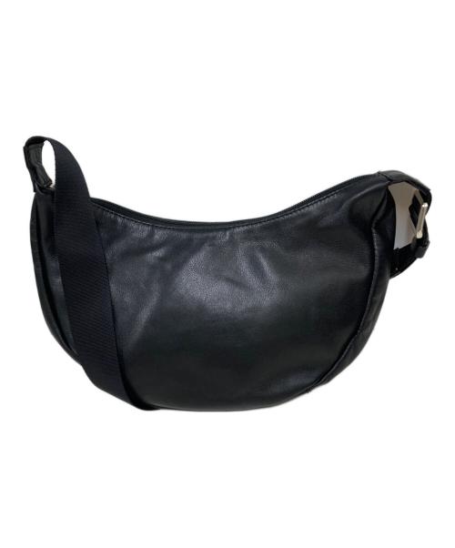 russet（ラシット）russet (ラシット) ソフトレザーショルダーバッグ ブラックの古着・服飾アイテム