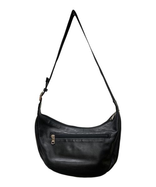 russet（ラシット）russet (ラシット) ソフトレザーショルダーバッグ ブラックの古着・服飾アイテム