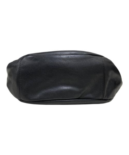 russet（ラシット）russet (ラシット) ソフトレザーショルダーバッグ ブラックの古着・服飾アイテム