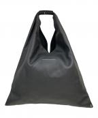 MM6 Maison Margielaエムエムシックスメゾンマルジェラ）の古着「レザージャパニーズトートバッグ」｜ブラック