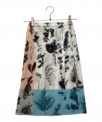 PLEATS PLEASEプリーツプリーズ）の古着「総柄プリーツスカート」｜マルチカラー