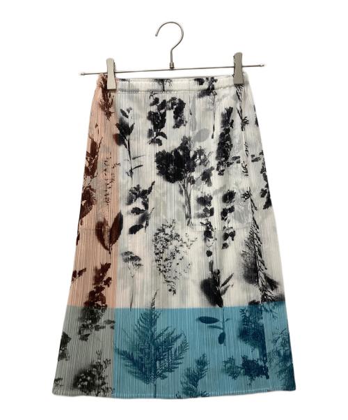 PLEATS PLEASE（プリーツプリーズ）PLEATS PLEASE (プリーツプリーズ) 総柄プリーツスカート マルチカラー サイズ:FREEの古着・服飾アイテム