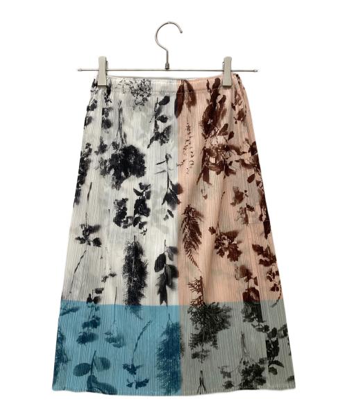 PLEATS PLEASE（プリーツプリーズ）PLEATS PLEASE (プリーツプリーズ) 総柄プリーツスカート マルチカラー サイズ:FREEの古着・服飾アイテム