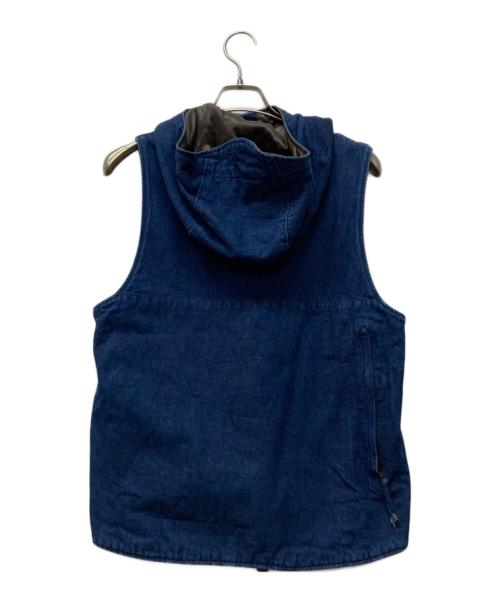 Engineered Garments（エンジニアドガーメンツ）Engineered Garments (エンジニアードガーメンツ) Hooded Vest 11oz Cone Denim インディゴ サイズ:Ｓの古着・服飾アイテム
