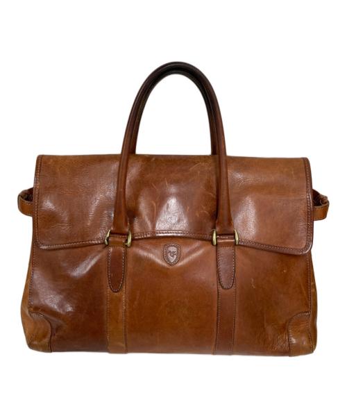 sot（ソット）sot (ソット) プエブロレザー フラップ ブリーフトートバッグ ブラウンの古着・服飾アイテム