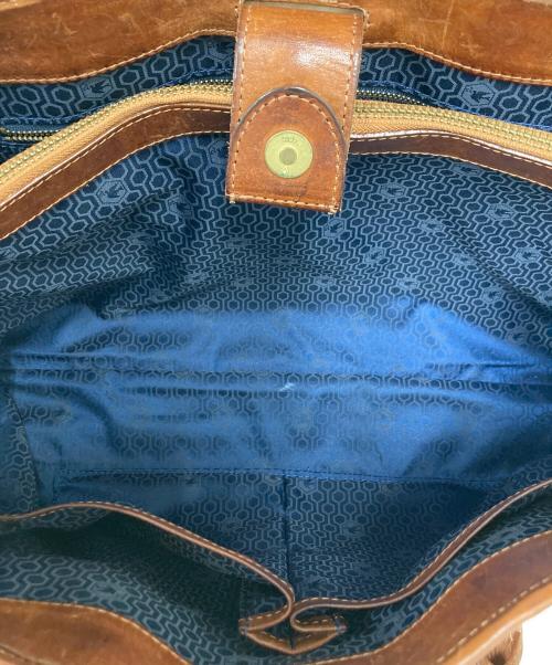 sot（ソット）sot (ソット) プエブロレザー フラップ ブリーフトートバッグ ブラウンの古着・服飾アイテム