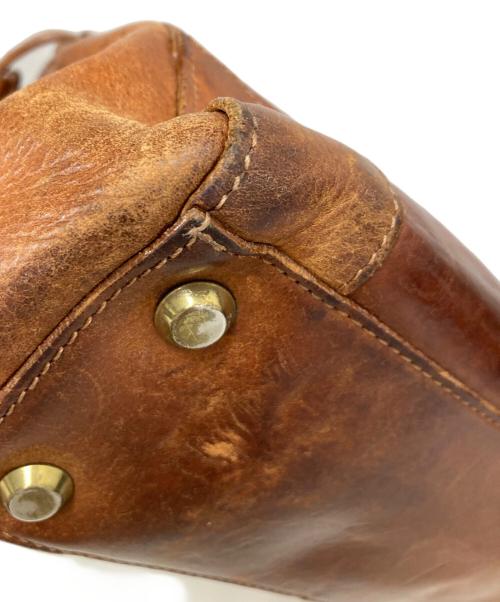 sot（ソット）sot (ソット) プエブロレザー フラップ ブリーフトートバッグ ブラウンの古着・服飾アイテム