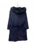 MAX MARA STUDIO (マックスマーラ ストゥディオ) ファー付ウールベルトコート ネイビー サイズ:J40：45000円