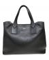 MaxMara（マックスマーラ）の古着「Mロゴレザートートバッグ」｜ブラック