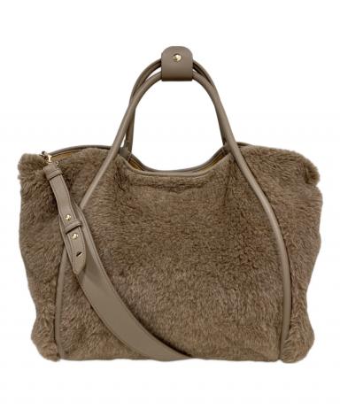中古・古着通販】MaxMara (マックスマーラ) テディベア ファー×レザー