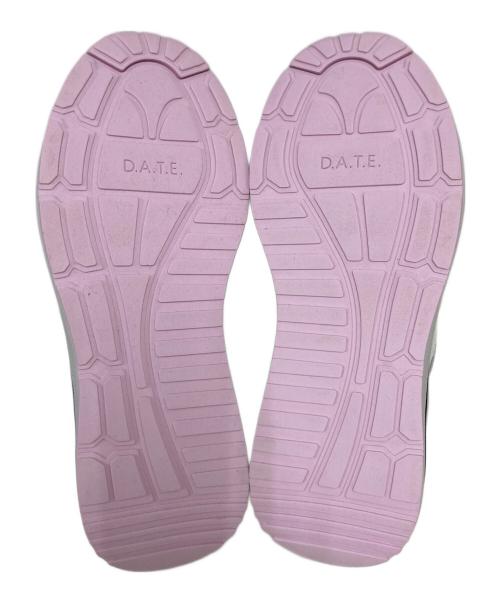 D.A.T.E.（デイト）D.A.T.E. (デイト) FUGA HF PLUS WHITE-PINK ホワイト サイズ:25.5cmの古着・服飾アイテム