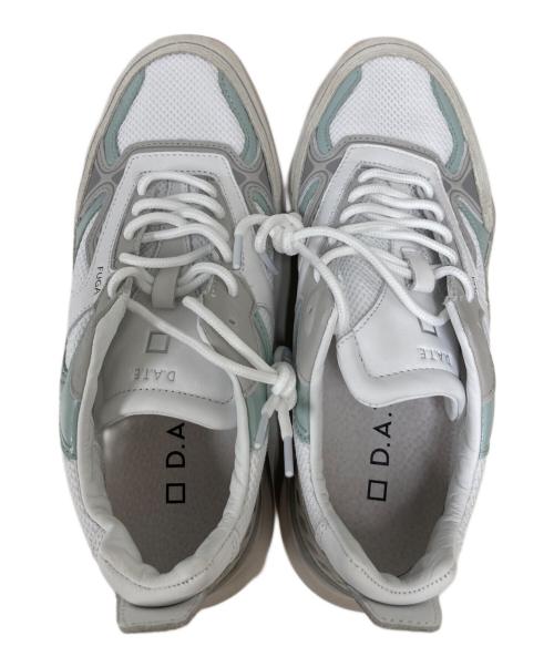 D.A.T.E.（デイト）D.A.T.E. (デイト) FUGA HF PLUS WHITE-PINK ホワイト サイズ:25.5cmの古着・服飾アイテム