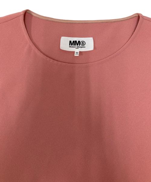 MM6 Maison Margiela（エムエムシックスメゾンマルジェラ）MM6 Maison Margiela (エムエムシックスメゾンマルジェラ) アシンメトリーワンピース ピンク サイズ:SIZE Sの古着・服飾アイテム