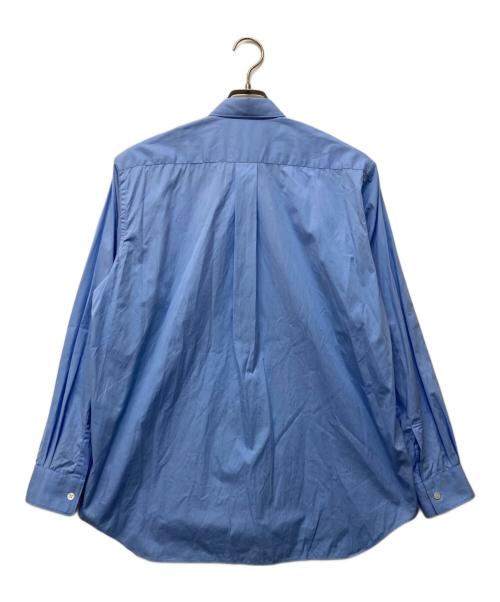 COMME des GARCONS SHIRT（コムデギャルソンシャツ）COMME des GARCONS SHIRT (コムデギャルソンシャツ) FOREVER WIDE CLASSIC コットンポプリンレギュラーカラーシャツ ブルー サイズ:Sの古着・服飾アイテム