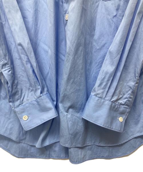 COMME des GARCONS SHIRT（コムデギャルソンシャツ）COMME des GARCONS SHIRT (コムデギャルソンシャツ) FOREVER WIDE CLASSIC コットンポプリンレギュラーカラーシャツ ブルー サイズ:Sの古着・服飾アイテム