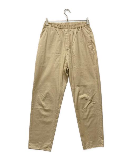 JIL SANDER（ジルサンダー）JIL SANDER (ジルサンダー) コットンギャバジン イージートラウザーパンツ ベージュ サイズ:44の古着・服飾アイテム
