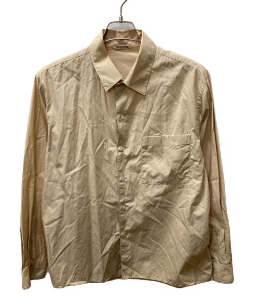 AURALEE（オーラリー）AURALEE (オーラリー) WASHED FINX TWILL BOX SHIRTS ベージュ サイズ:3の古着・服飾アイテム