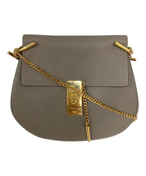 Chloe（クロエ）Chloe (クロエ) ドリュー チェーンショルダーバッグ ベージュの古着・服飾アイテム