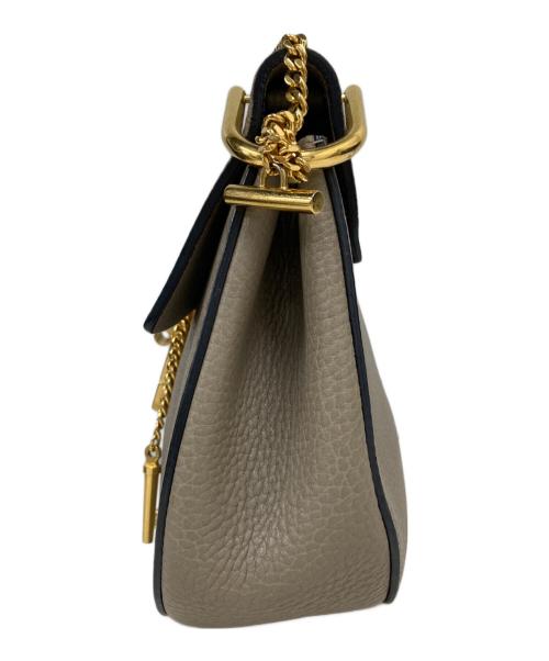 Chloe（クロエ）Chloe (クロエ) ドリュー チェーンショルダーバッグ ベージュの古着・服飾アイテム