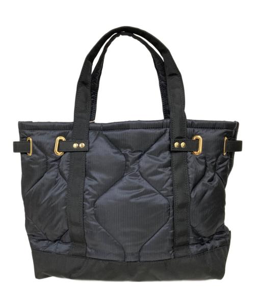 SITA PARANTICA（シータパランティカ）sita parantica (シータパランティカ) キルティングナイロントートバッグ ブラックの古着・服飾アイテム